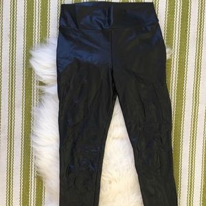 Leather leggings